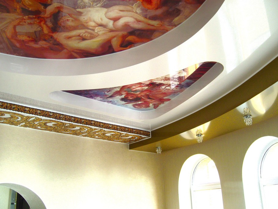 Натяжные потолки с рисунками в Ташкент