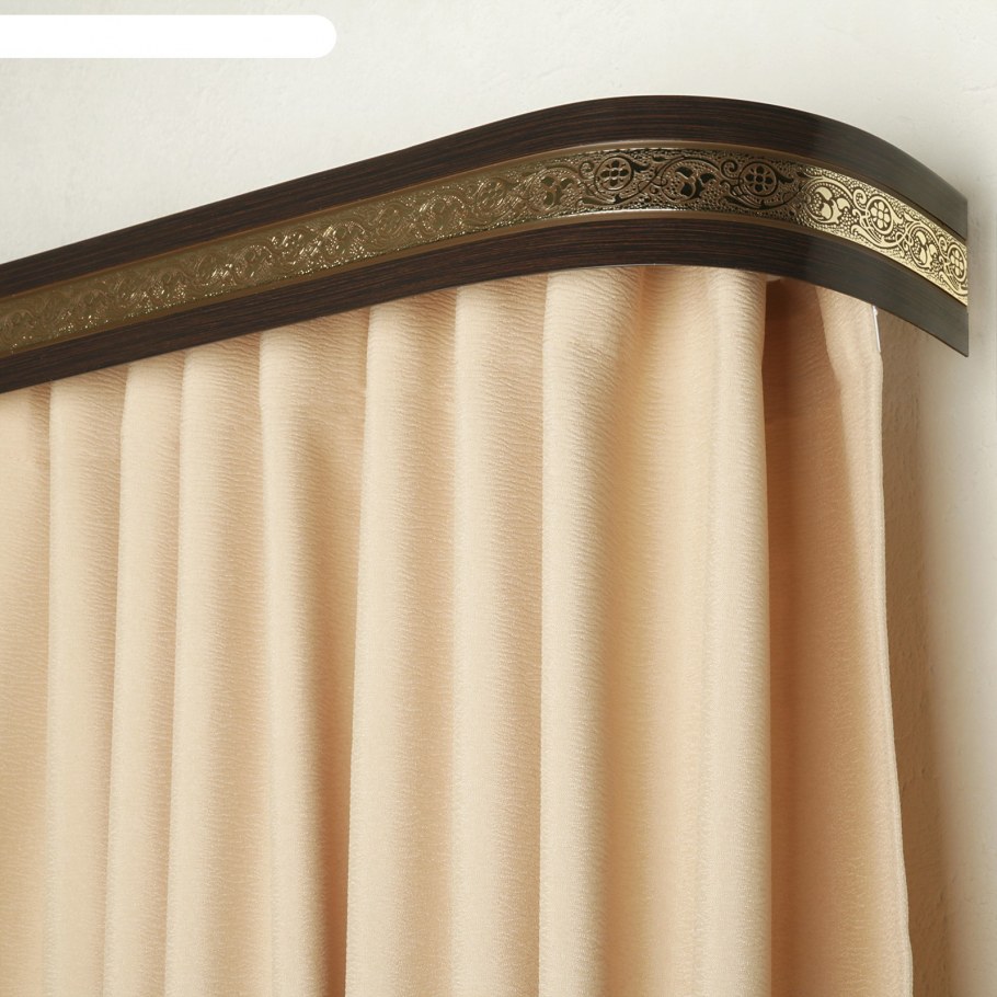 Карниз трёхрядный «Ультракомпакт. Грация золото»