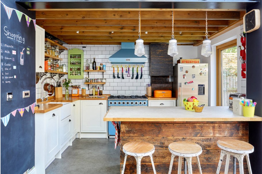 Кухня в стиле Кантри лофт