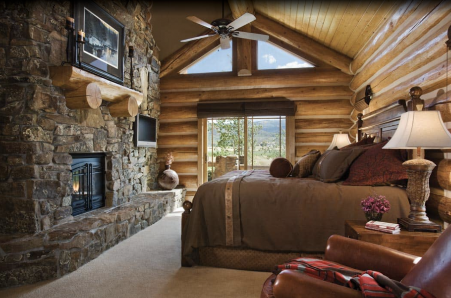 Интерьер блокхаус сосна