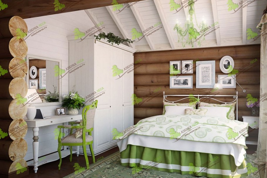 Интерьер сруба