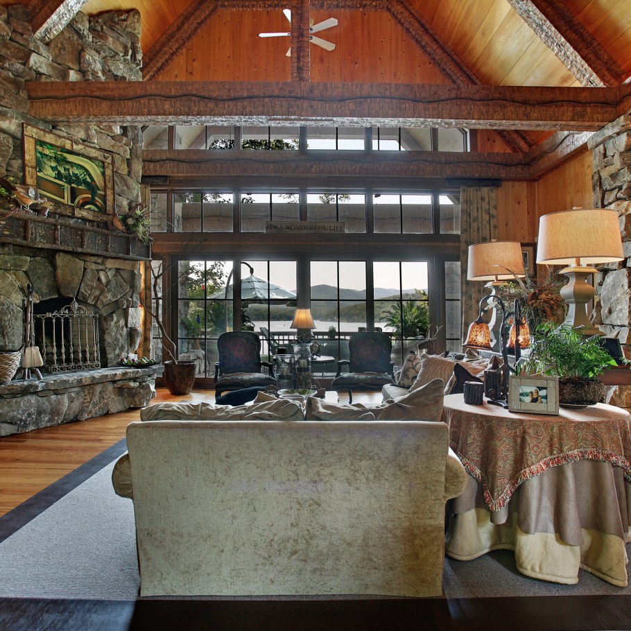 Белорусская вилла стиль рустик