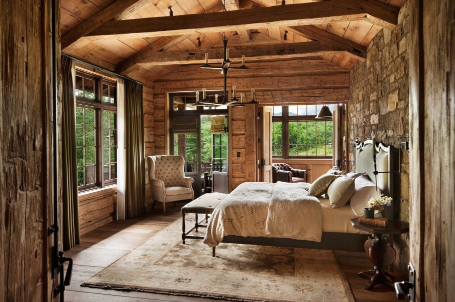 Интерьер стиль рустик в интерьере