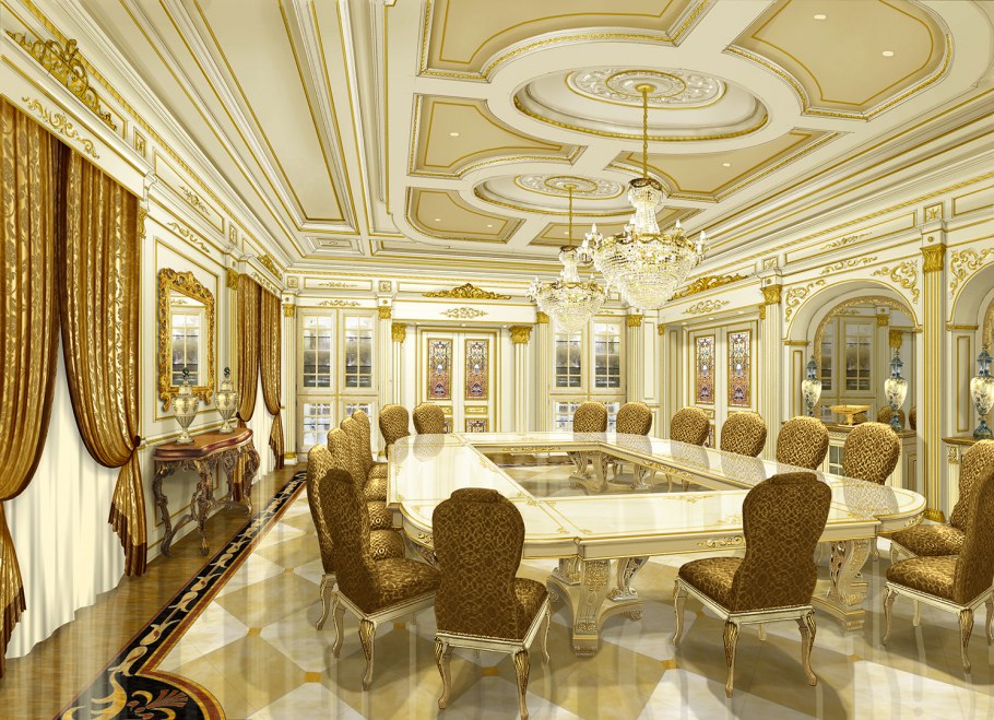 Ампир интерьер Версаля