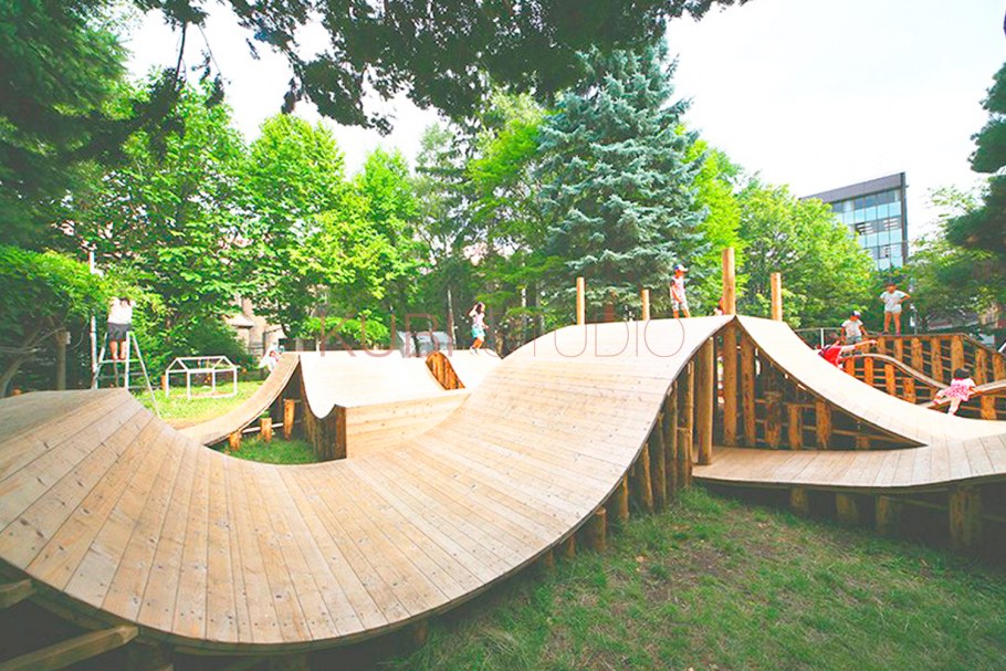 Экостиль сквера