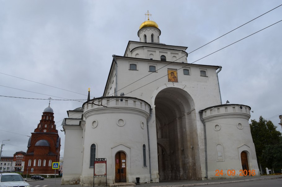 Золотые ворота во Владимире 1158-1164 реконструкция