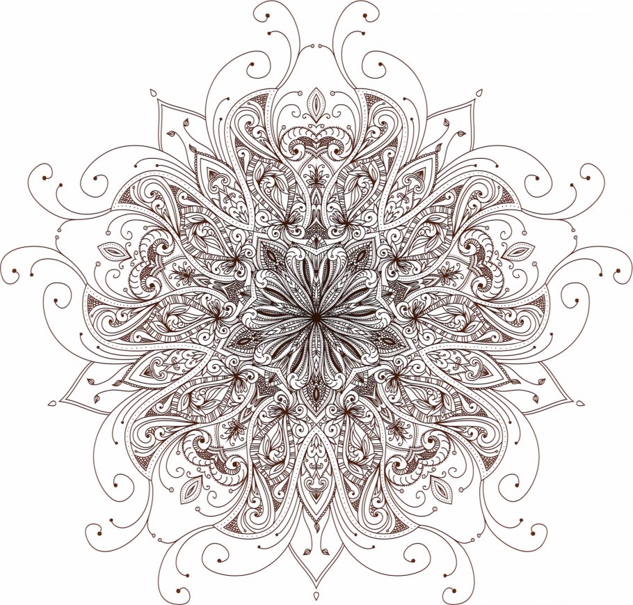 Орнамент на потолке