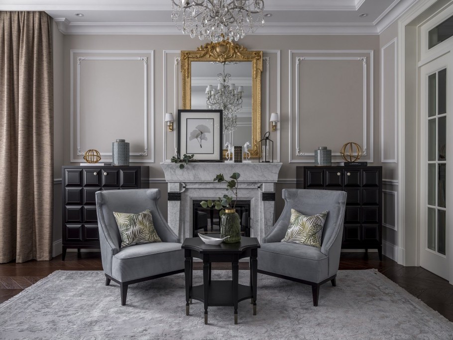 Интерьер столовой в классическом стиле