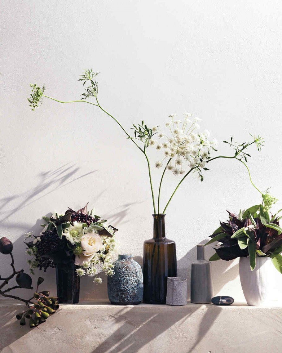 Цветочные композиции в интерьере Минимализм