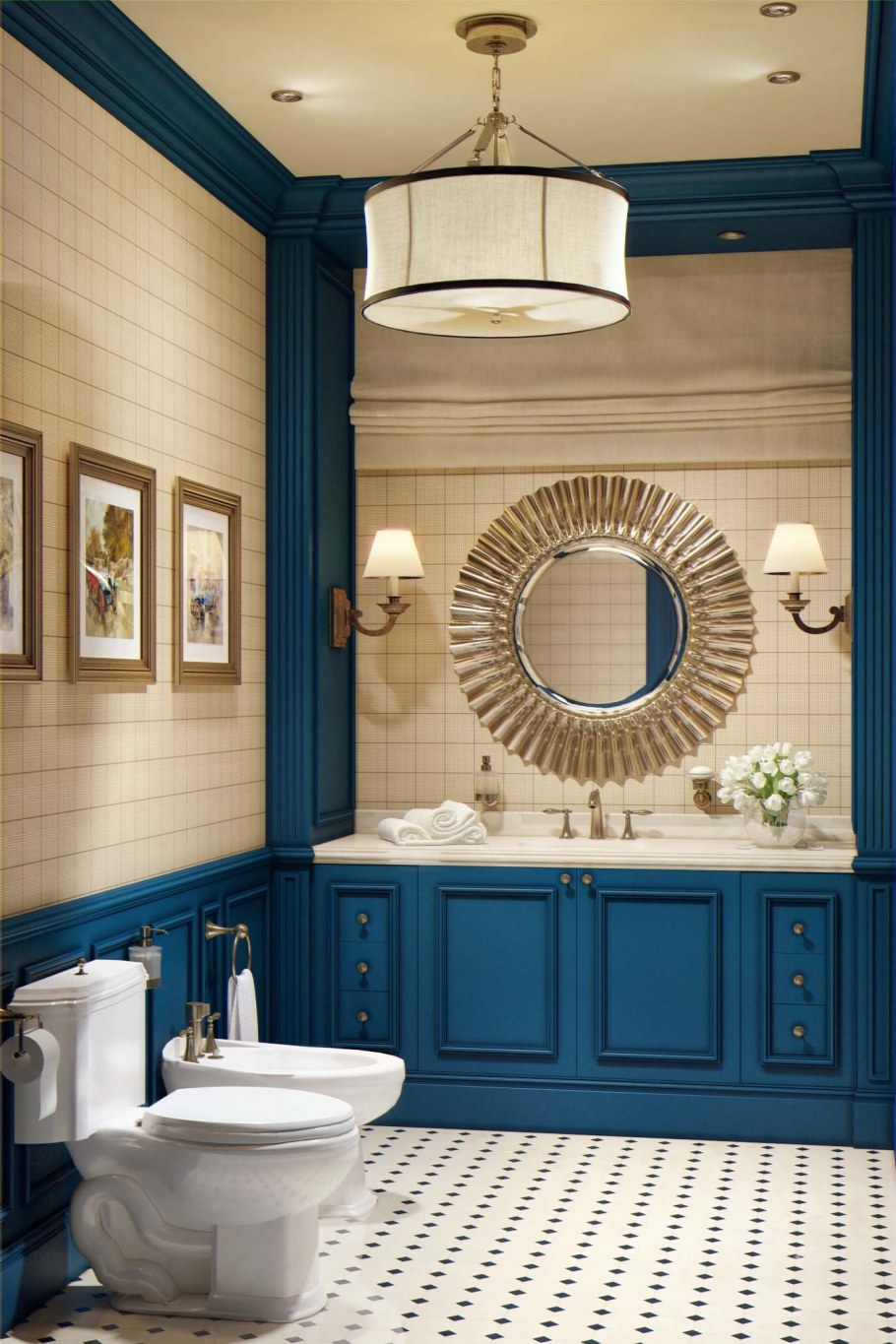 Ванная в американском стиле