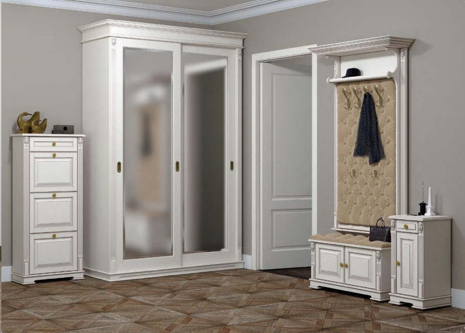 Прихожая Энтер дуб сонома белый