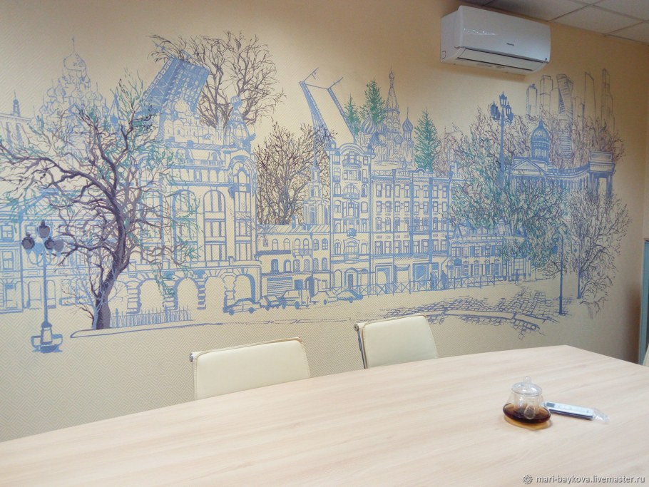 Интерьерная роспись стен