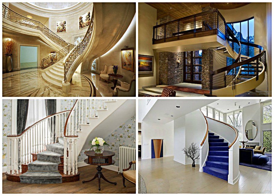 Красивые лестницы в доме