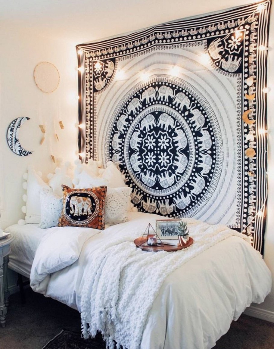 Декор спальной комнаты