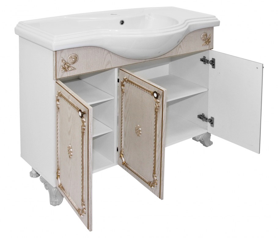 Тумба с раковиной Onika коралл 55.10