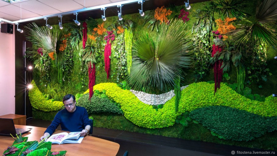 Фитостена вертикальное Озеленение