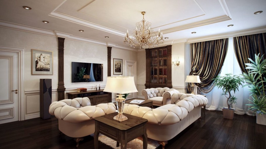 Гостиная в космическом стиле