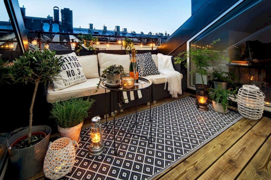 Интерьер лоджии 6 метров