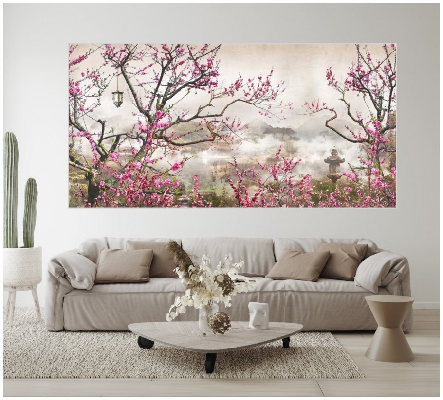 Красивое дерево на стене