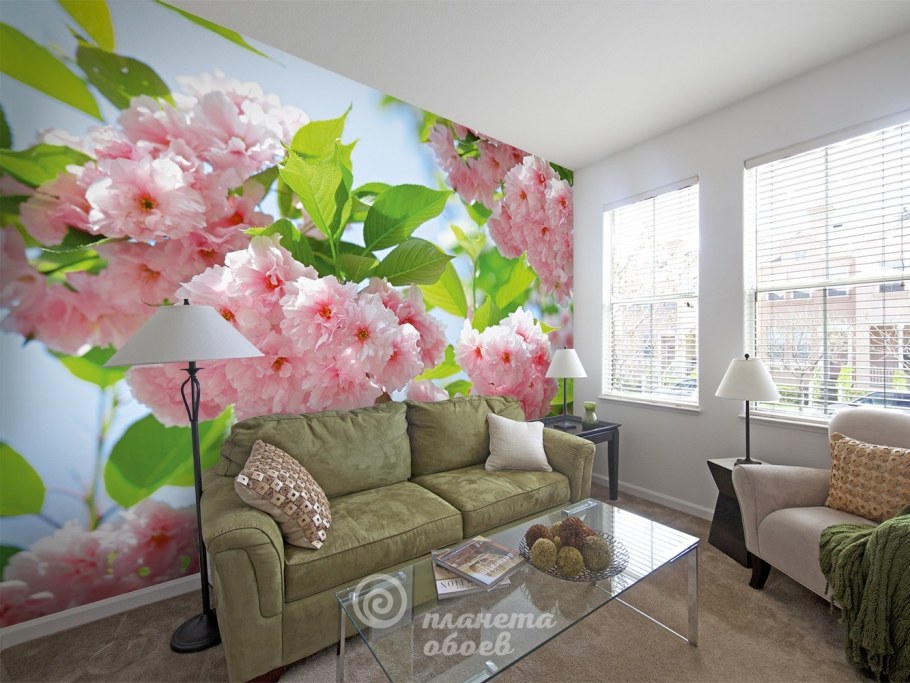 Фотообои дерево Сакура на стену