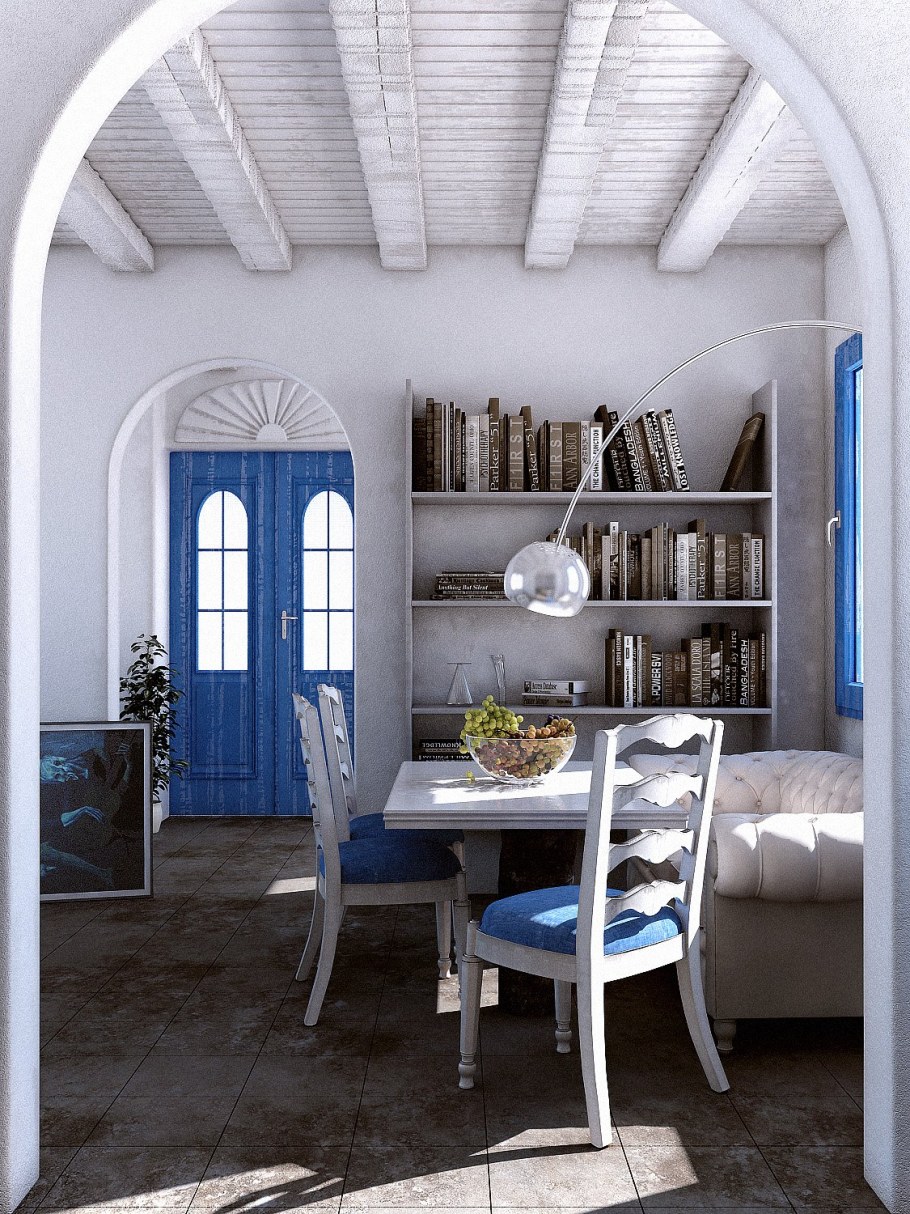 Греческий стиль в интерьере