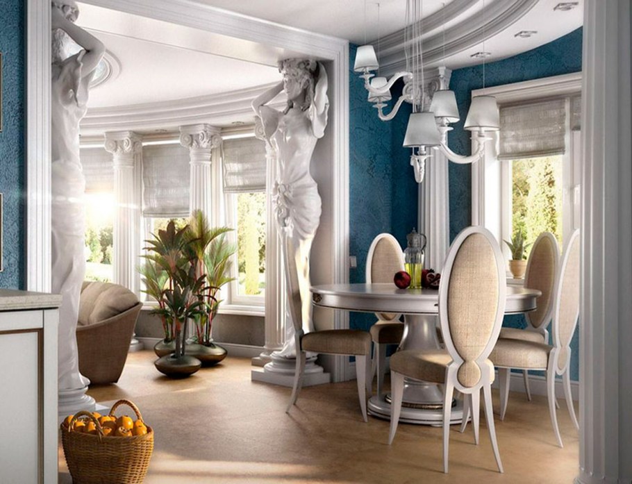 Античность в интерьере