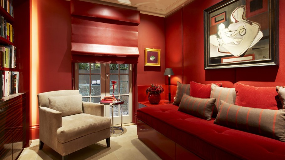 Сочетание красного в интерьере