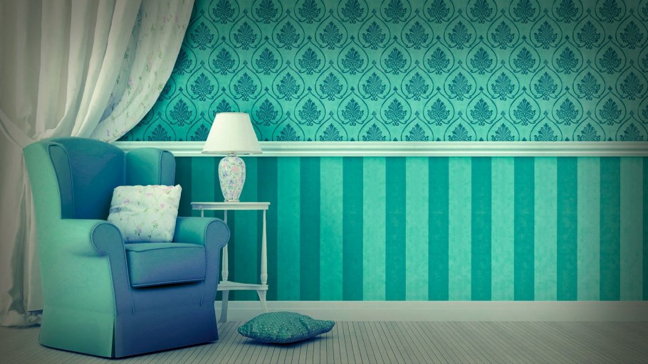 Яркие обои для стен