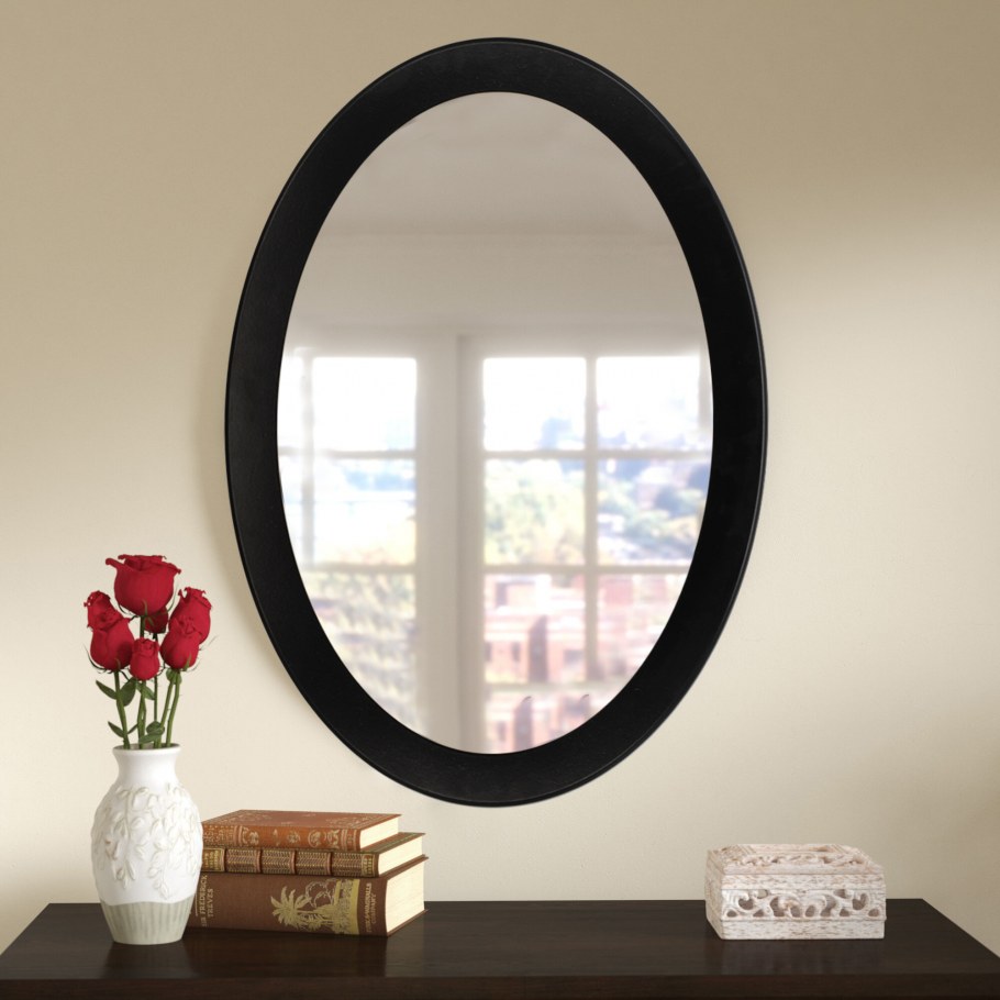 Круглое зеркало в интерьере