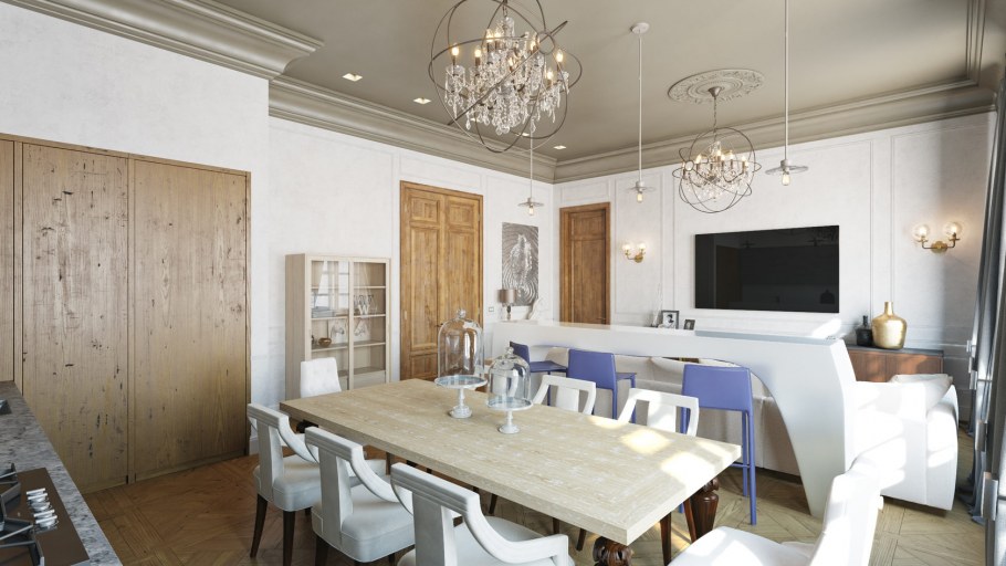 Интерьер сталинской квартиры