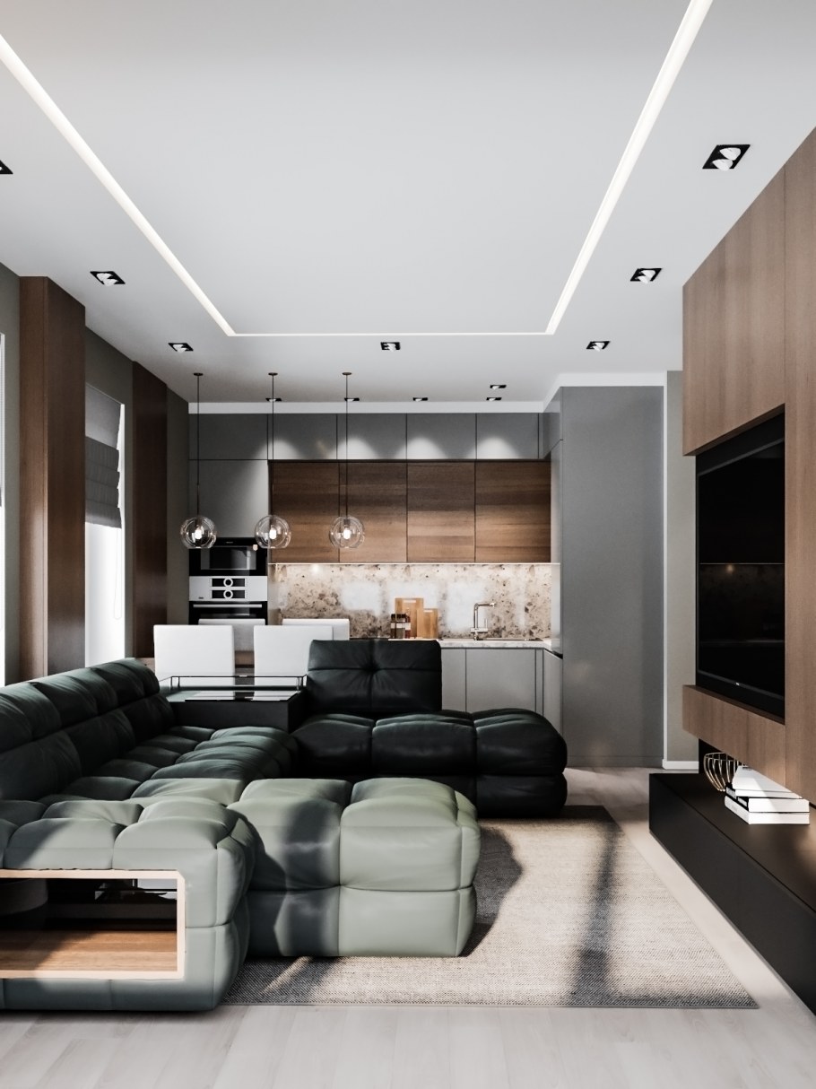 Трехкомнатная в парижском стиле