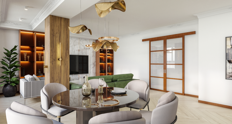 Визуализация интерьера хрущевки