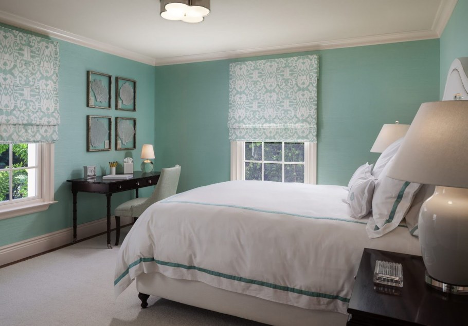 Бирюзовый с коричневым