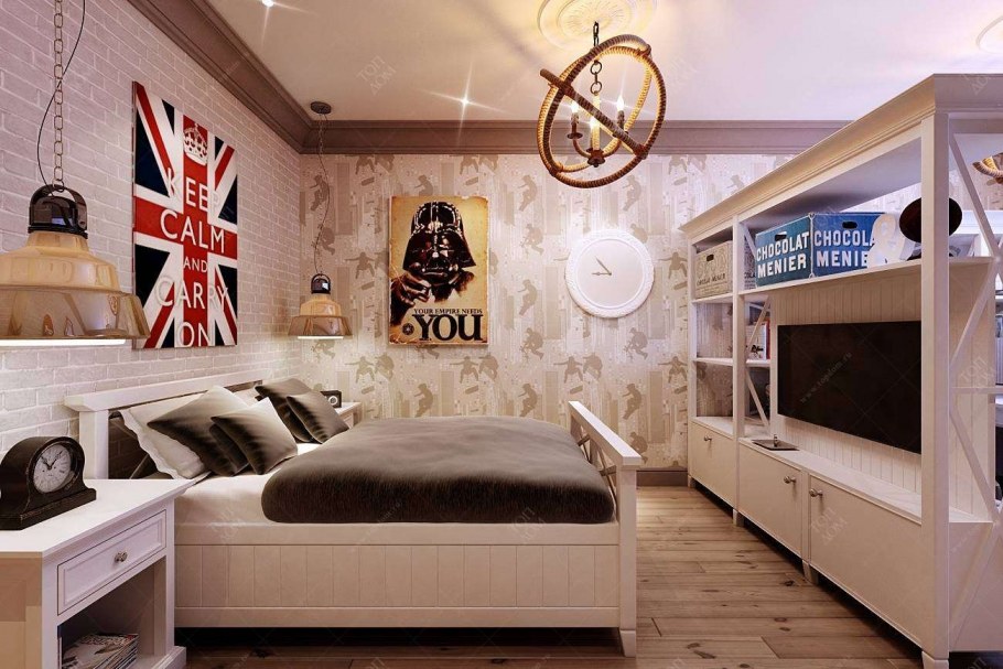 Очень маленькая комната для подростка