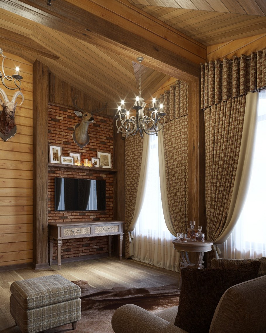 Дом из клееного бруса интерьер внутри