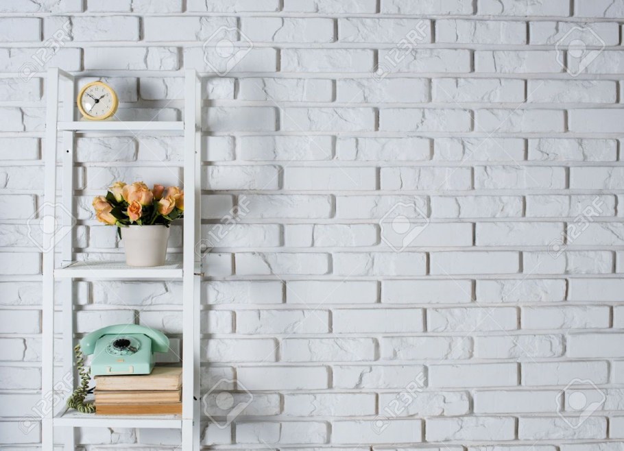 Фон белый кирпич для инстаграмма