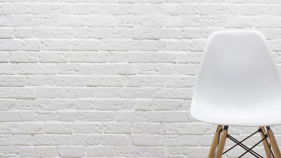 Стена белый кирпич