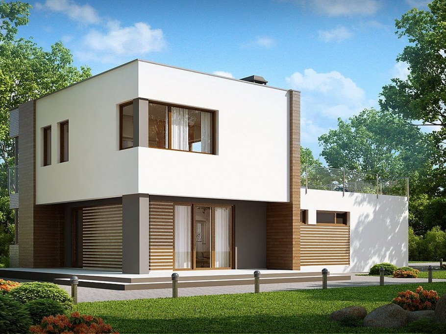 Дома в средиземноморском стиле с плоской крышей