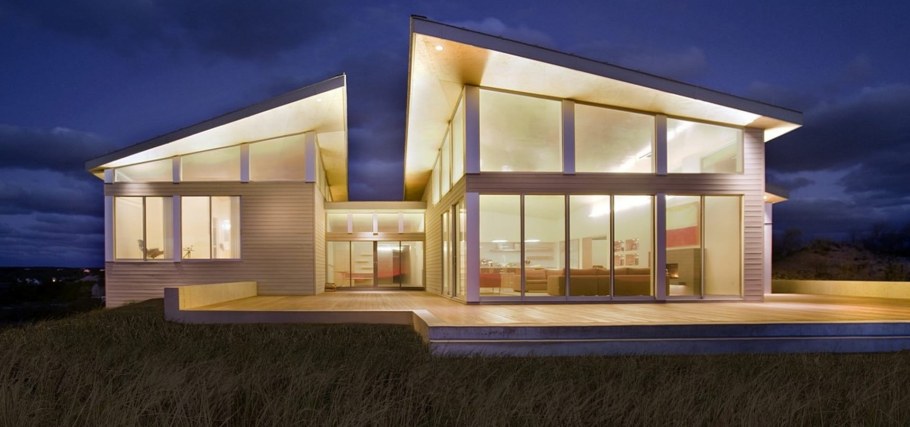 Коттедж с плоской крышей