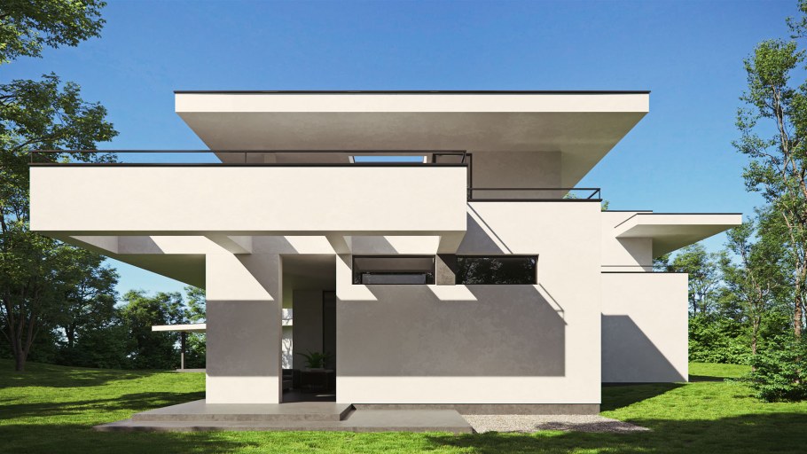 Каркасник с плоской кровлей