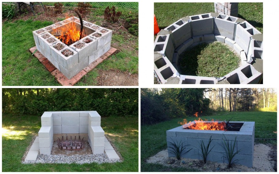 Очаг для костра на даче