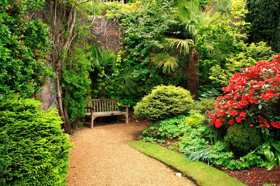 Ландшафт маленького сада