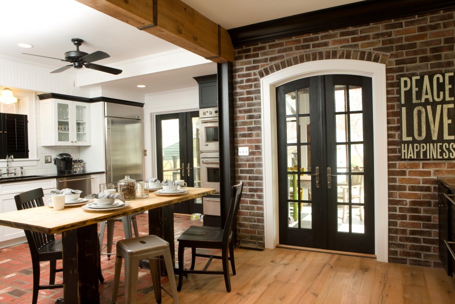 Оконный проем в стиле лофт