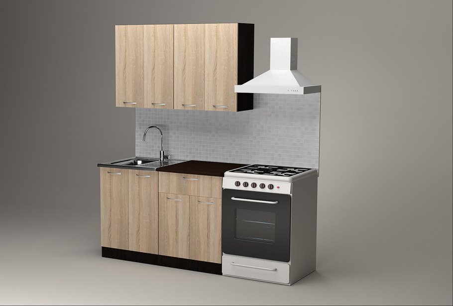 Кухня Леруа Мерлен зеленая