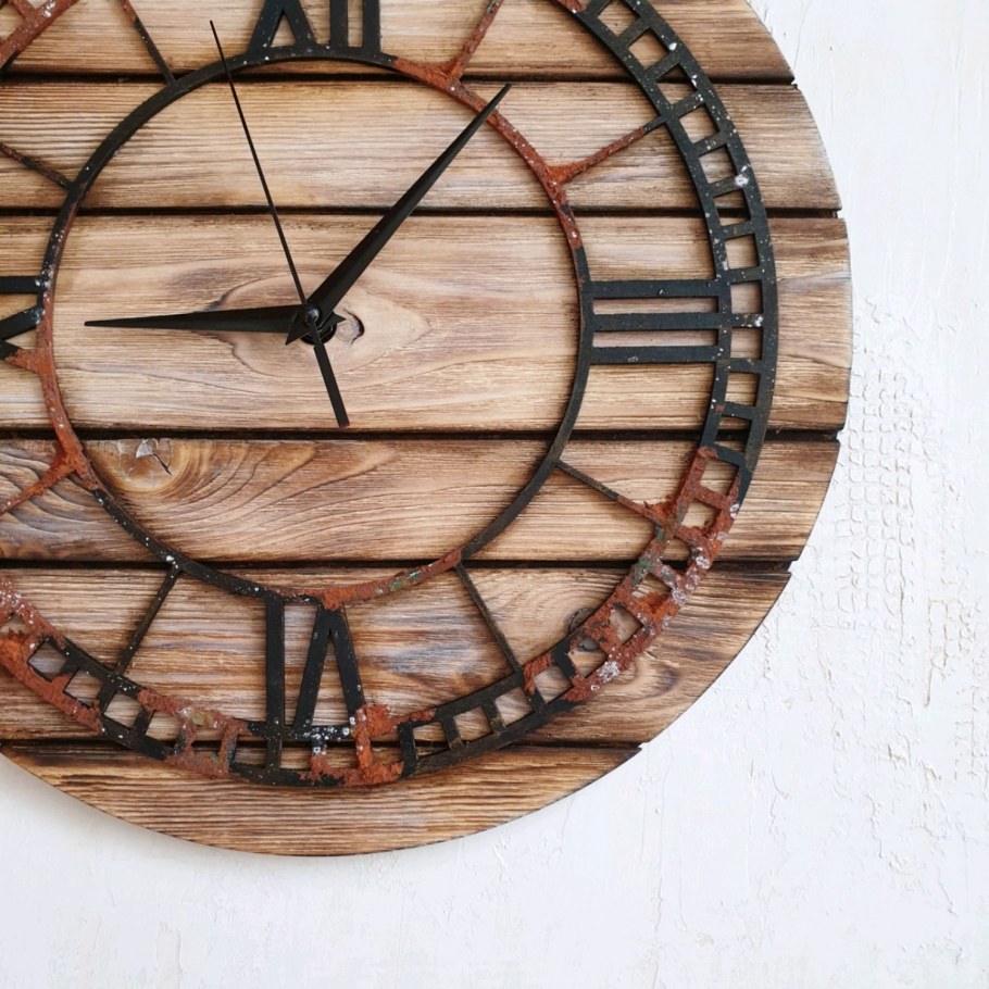 Spin time часы настенные лофт