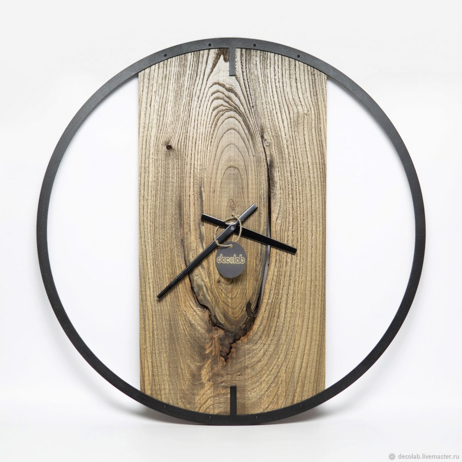 Большие интерьерные часы Loft лофт br60