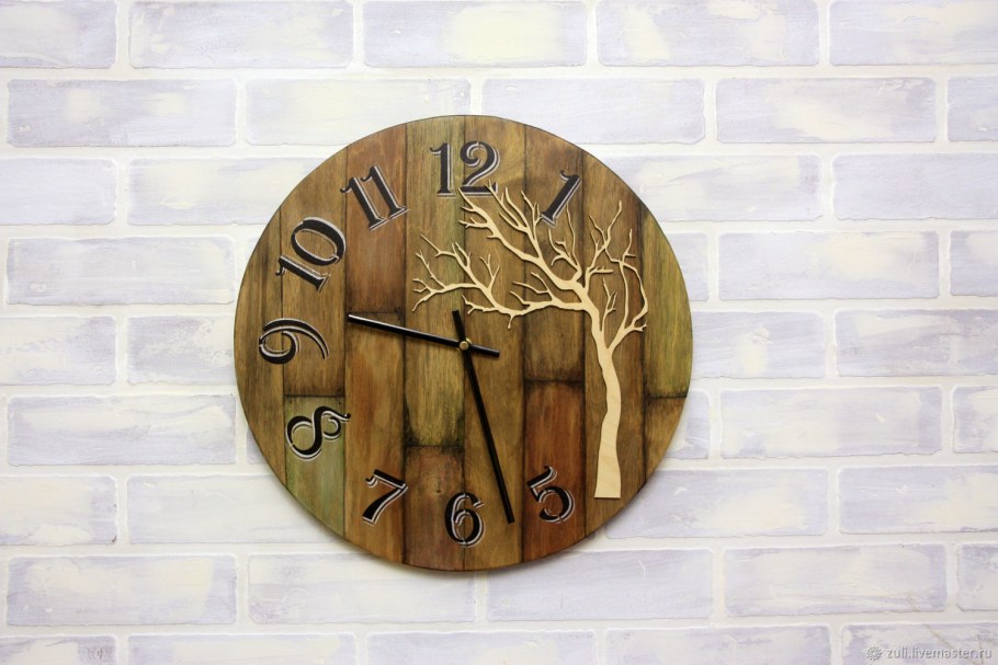 Spin time часы настенные лофт