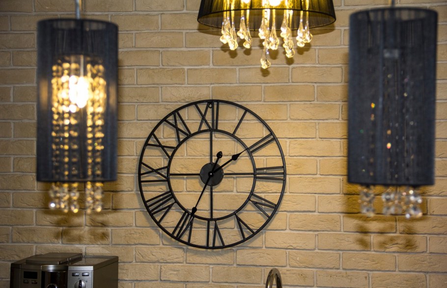 Часы лофт 80 см