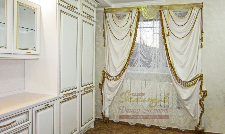 Шторы Версаче греческий стиль