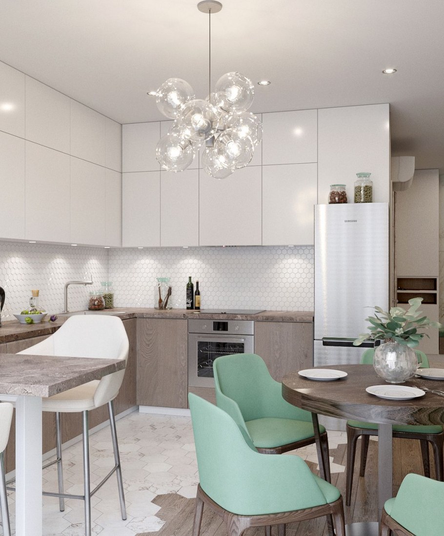 Кухня 12 метров интерьер 2020